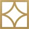 Ekena Millwork Statesman Architectural Grade PVC Pierced Ceiling Medallion, Gold, 36"OD x 23"ID x 1"P CMPP36X36STSGO - alternate 1
